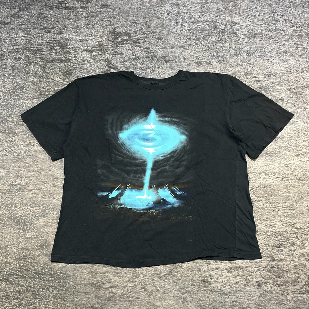 Vintage Halo 3 T Shirt Mens XXL Black Xbox 360 Video Game Promo 2000s